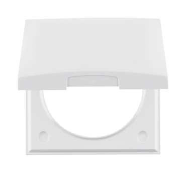 HAG 918282509 Rámeček 1-násobný s víčkem, Integro Flow/Pure, bílá, lesk