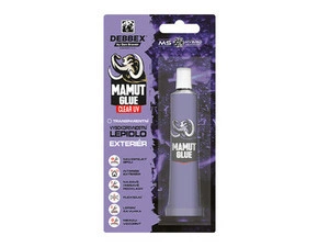 Mamut glue DEBBEX 350010TU 25ml CLEAR UV transparentní