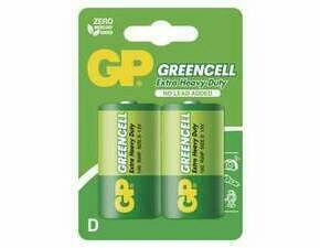 Baterie zinková GP GREENCELL B1241 D (R20) 2BL