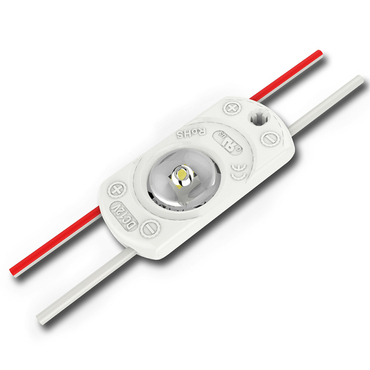 LED modul MC LED 1x SMD2835, 0,4 W, 12 V, 33 mA, 6550 K, vyzařovací úhel 170°, IP65