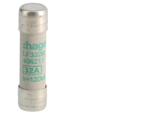 HAG LF332M Pojistka válcová, velikost 10x38, 32A aM, 400V AC