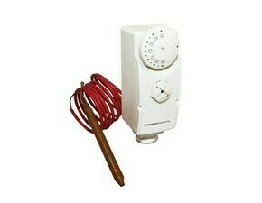 Termostat příložný SALUS AT10F, 230V, 0-90 °C, kapilárové čidlo 1 m