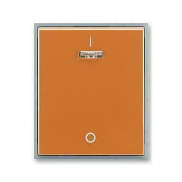 ABB Kryt jednoduchý s potiskem a čirým průzorem (pro sp