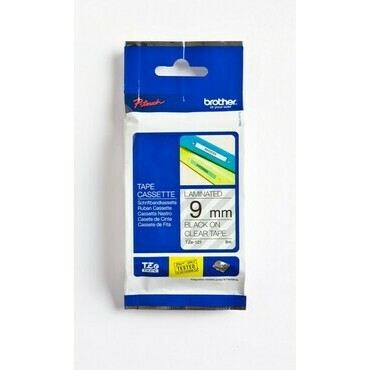 BROTHER  Páska 9  TZe-121 průhl/černá