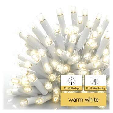 EMOS D2CW04 PROFI-CONN ICICLE 50LED 3M-WHITE IP44  WW/WW FLASH