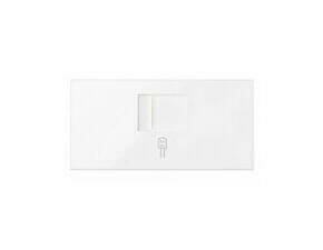 Kryt datové zásuvky SIMON 10000005-130, 1 násobné (mechanismus 1/2), bílá