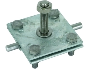 DEHN 478141  Připojovací svorka pro uzemňovací bod M10, pro prům. 7-10/pásek 30-40mm, FeZn DEHN DEHN