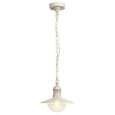 Venkovní závěsné svítidlo Oslo antikovaná bílá E27 1×60W RABALUX 8740
