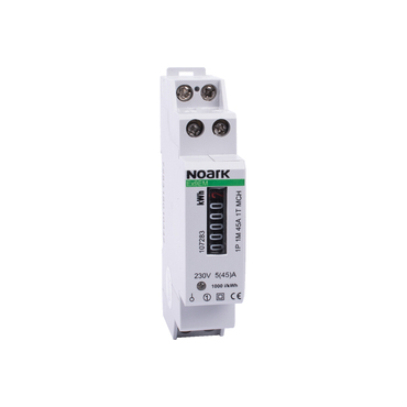 Elektroměr NOARK 107283 Ex9EM 1P 1M 45A 1T MCH 1-modulový, 45 A, 1-tarifní, Mechanický displej