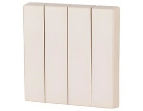 EATON 172990 CWIZ-04/32 Kryt RF tlačítka 4x1/4 55x55mm, Krémová, lesklá