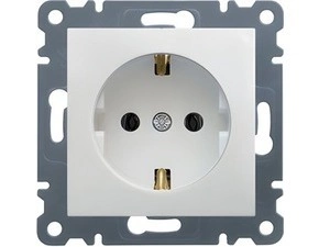 HAG WL1050 Schuko zásuvka- bílá, Lumina