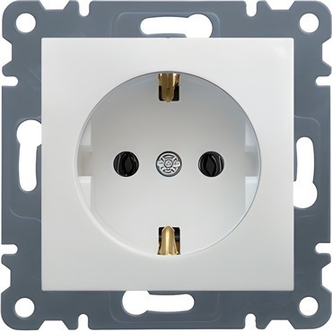 HAG WL1050 Schuko zásuvka- bílá, Lumina