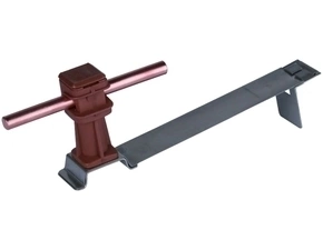 DEHN 204938  Podpěra vedení FLEXIsnap nerez/plast hnědý H 36mm, pro prům. 8mm, se vzpěrou pro pá DEH DEHN