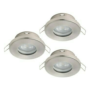 Zápustné svítidlo FAVAZZINA matný nikl O85 mm 3x4,9W EGLO