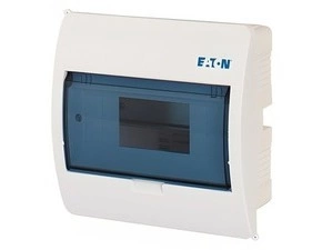 Rozvodnice zápustná EATON 280353 BC-U-1/8-ECO, průhledné plast. dveře, 1 řada, 8 modulů