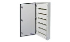 SEZ T-BOX 108/6/18  Kovová skříň T-BOX, nástěnná, 108 modulů - 6 řad, IP 65, 1050x450x125 mm