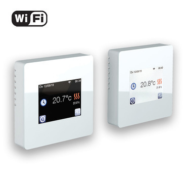 FENIX 52V4200143 Termostat TFT Wifi (white) Programovatelný, s Wifi připojením, displej z mléčně bíl