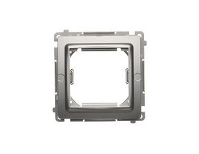 Adaptér přechodový SIMON BASIC BMA45M/43, (průchodka) pro zařízení standardu 45 × 45 mm, stříbrná