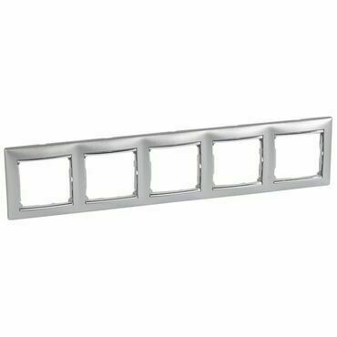 LEG 770355 VA RÁM. 5P HOR. HLINÍK-STŘÍBRO