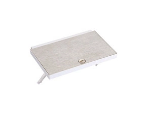 SIMON KFS2001/72 Kryt vrchní výklopný ocelový ke krabicím podlahovým ocelovým KGT na 2 přístroje K45