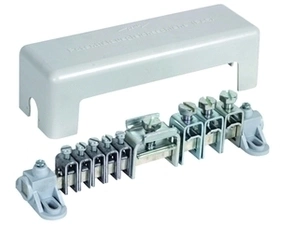 DEHN 563020  Ekvipotenciální přípojnice s krytem 5x 2,5-25mm2, 3x16-95mm2, 1x pásek 30x4mm DEHN DEHN