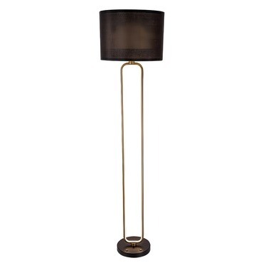 Stojací lampa Domiro zlatá LED 30W + E27 1×60W RABALUX 74043