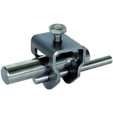 DEHN 630129  Připojovací svorka pro hl. zemnič, nerez, D 20mm pro prům. 10mm/pásek 30mm, jednošr DEH DEHN