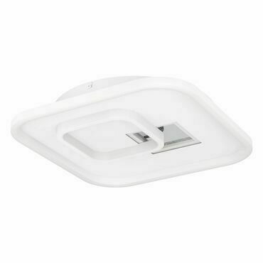 EGLO LED-DL 380X380 WEISS/SILBER 'TIRIOLO'