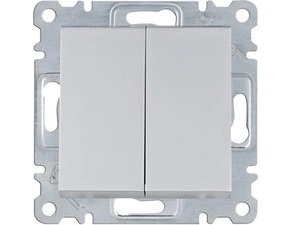 HAG WL0042 Spínač sériový, řazení 5, stříbrná mat