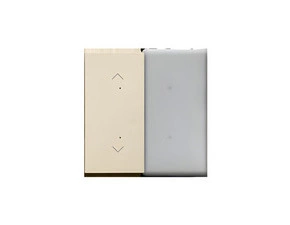 Kryt SIMON 55 TKE21/144, pro elektronické spínače a ovladače, 1/2násobný, champagne matná
