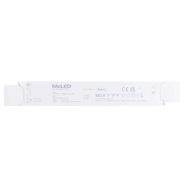 LED driver napěťový MC LED 100W, DC 24V/4,17A, IP20, řízení DALI a tlačítko