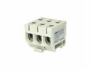 EL 1006647 Svorka univerzální UK 50/3x1 A, 160A, 3pól., AL/CU, krytá, šedá, na DIN (bal.5)