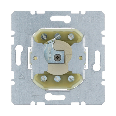 HAG 383210 Tlačítko pro půlcylindrický zámek, dvoupólový, žaluziový, 10 A, 250 V~, modul přístroje