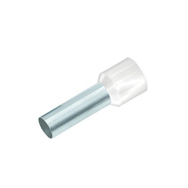 CIMCO  187001 Izolovaná dutinka Cu 0,5/8 mm, bílá (100 ks)