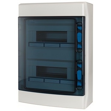 Rozvodnice nástěnná EATON 174198 IKA-2/24-ST, IP65, průhledné dveře, 2 řady, 24 modulů