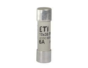 ETI 002625029 pojistka, CH10x38 gR 6A/900V AC/DC