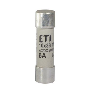 ETI 002625029 pojistka, CH10x38 gR 6A/900V AC/DC