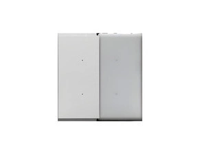 Kryt SIMON 55 TKE20/143, pro elektronické spínače a ovladače, 1/2násobný, hliníková matná