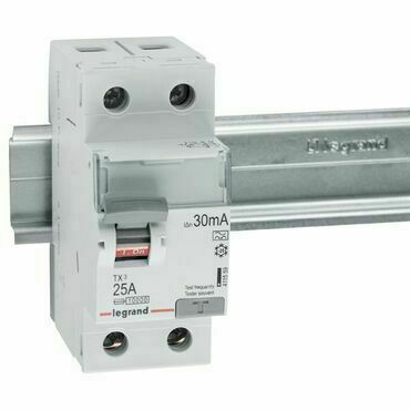 Chránič dvoupolový LEGRAND 411559 TX3 CHRÁN. 2P 25A 30MA A