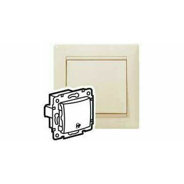 LEG 774116 VA BÉŽ. TLAČÍTKO PIKT. ZVONEK