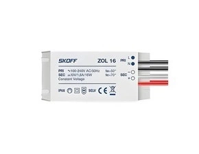 LED driver SKOFF ZOL 16 100 - 240 V AC 10V DC 50HZ 1,6A 16W IP68