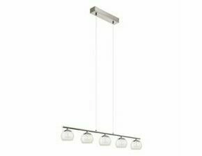 Svítidlo závěsné EGLO LED-HL 5 NICKEL-M AMBER WEISS ROMAGNESE