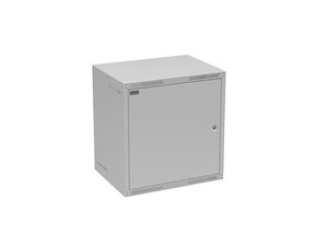 Rozvaděč nástěnný SOLARIX GrandN-12U-645-21-G, 19", 12U, RAL 7035, 600x450 mm, plechové dveře