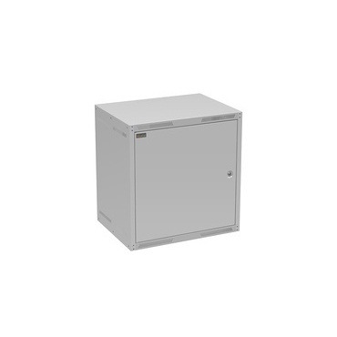 Rozvaděč nástěnný SOLARIX GrandN-12U-645-21-G, 19", 12U, RAL 7035, 600x450 mm, plechové dveře