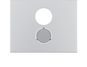 HAG 11847003 Centrální díl pro reproduktorovou zásuvku a miniaturní konektor, Berker K.5, Alu