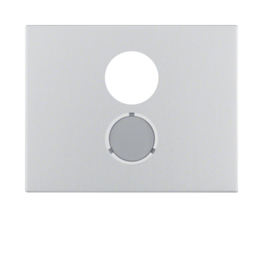 HAG 11847003 Centrální díl pro reproduktorovou zásuvku a miniaturní konektor, Berker K.5, Alu