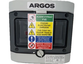 Jednostringový rozvaděč Argos FVE_ARGOS_PV1_T1+T2