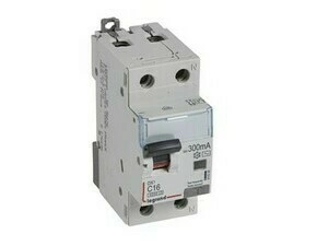 Chránič kombinovaný LEGRAND 411035 DX3 KOMB.1+N C16 300MA AC 6KA