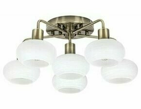 Svítidlo stropní RABALUX 3918 SORINA patinovaná mosaz E14 6x MAX 40W