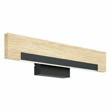 EGLO LED-WL/1 SCHWARZ/HOLZ 'CAMACHO'